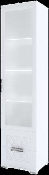 Тиффани гостиная М07 Пенал-витрина в Советском - sovetskij.mebel-tymen.ru | фото