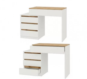 Трельяж Дубай Секция-2 Белый жемчуг/Дуб Вотан в Советском - sovetskij.mebel-tymen.ru | фото