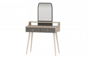 Трюмо 4-25916 (ш800*г448*в1330мм), ЛДСП Графит/Дуб крафт серый в Советском - sovetskij.mebel-tymen.ru | фото