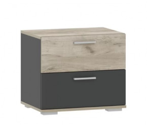 Тумба для обуви Санти НМ 013.24 Антрацит/Дуб Крафт Серый в Советском - sovetskij.mebel-tymen.ru | фото