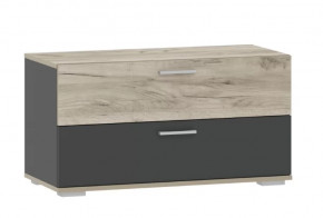 Тумба для обуви Санти НМ 013.25 Антрацит/Дуб Крафт Серый в Советском - sovetskij.mebel-tymen.ru | фото