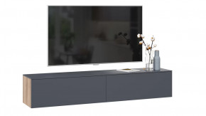 Тумба для теле- и радиоаппаратуры «Порто» Яблоня Беллуно, Графит софт в Советском - sovetskij.mebel-tymen.ru | фото