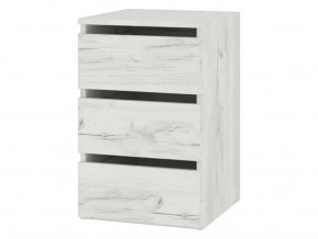 Тумба Кент-1 Секция-4 Дуб Крафт Белый в Советском - sovetskij.mebel-tymen.ru | фото