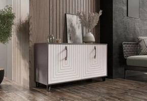 Тумба Квадро М-5, софт серый/софт вайт в Советском - sovetskij.mebel-tymen.ru | фото