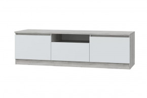 Тумба под ТВ Лори, 1ящик, 2 двери, дуб серый/белый в Советском - sovetskij.mebel-tymen.ru | фото