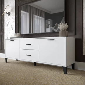 Тумба под ТВ ТВМ-6 (ш1502*г383*в543мм), ЛДСП Белый в Советском - sovetskij.mebel-tymen.ru | фото