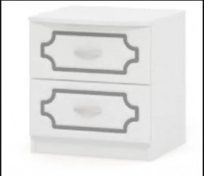 Тумба прикроватная "Лакированный белый жемчуг" в Советском - sovetskij.mebel-tymen.ru | фото