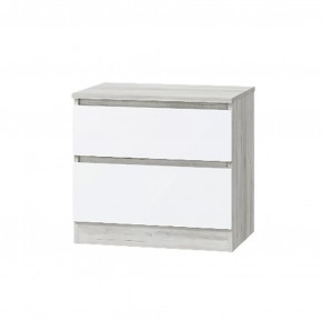 Тумба прикроватная Лори, дуб серый/белый в Советском - sovetskij.mebel-tymen.ru | фото