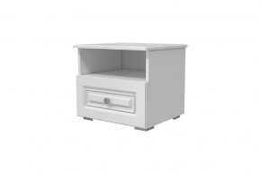 Тумба прикроватная Олимп 1 ящик белый в Советском - sovetskij.mebel-tymen.ru | фото