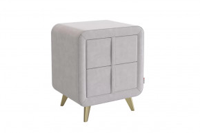 Тумба прикроватная Софи 2 галька (велюр) в Советском - sovetskij.mebel-tymen.ru | фото