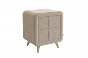 Тумба прикроватная Софи 2 капучино (велюр) в Советском - sovetskij.mebel-tymen.ru | фото