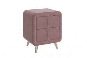 Тумба прикроватная Софи 2 пудра (велюр) в Советском - sovetskij.mebel-tymen.ru | фото