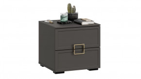 Тумба прикроватная «Стелла» Серый вулкан, Фон серый в Советском - sovetskij.mebel-tymen.ru | фото