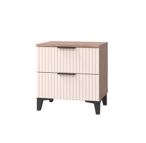 Тумба прикроватная Тоскана, дуб табачный/бисквит в Советском - sovetskij.mebel-tymen.ru | фото