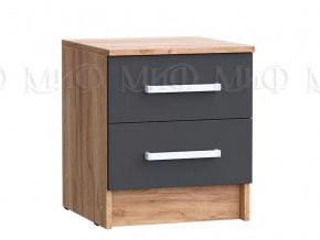 Тумба с 2мя ящиками 2 шт Мартина ЛДСП Графит, Дуб крафт в Советском - sovetskij.mebel-tymen.ru | фото