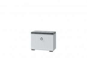 Тумба Шарлиз с мягким элементом, белое сияние в Советском - sovetskij.mebel-tymen.ru | фото