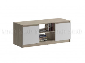 Тумба ТВ Челси Белый глянец, дуб сонома в Советском - sovetskij.mebel-tymen.ru | фото