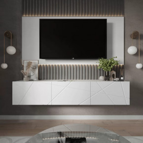 Тумба ТВМ-10 (без опор) (ш2000*г385*в400мм) ЛДСП Белый/ЛДСП Белый снег в Советском - sovetskij.mebel-tymen.ru | фото