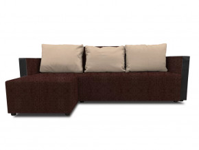 Угловой диван Алиса 3 Savana Chocolate-Savana Camel кат. 1 в Советском - sovetskij.mebel-tymen.ru | фото