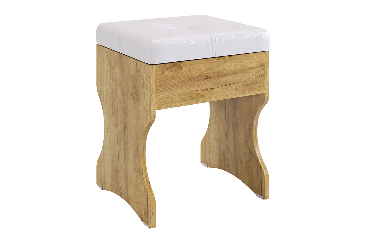 Пуф Виктория-1 дуб крафт золотой в Советском - sovetskij.mebel-tymen.ru | фото