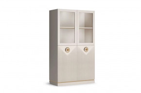 Витрина низкая "Капри" Сатин/Сатин в Советском - sovetskij.mebel-tymen.ru | фото