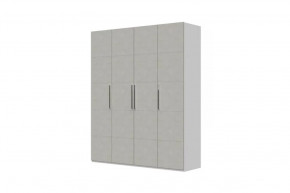 Вива Шкаф распашной ШР-4 без зеркала Белый/Платина в Советском - sovetskij.mebel-tymen.ru | фото