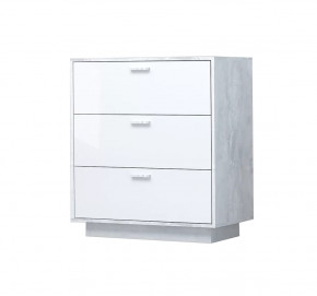 ЭГО К-3 Комод Диал бетон светлый на цоколе в Советском - sovetskij.mebel-tymen.ru | фото