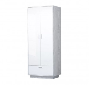 ЭГО Шк-1 Шкаф Диал бетон светлый на цоколе в Советском - sovetskij.mebel-tymen.ru | фото